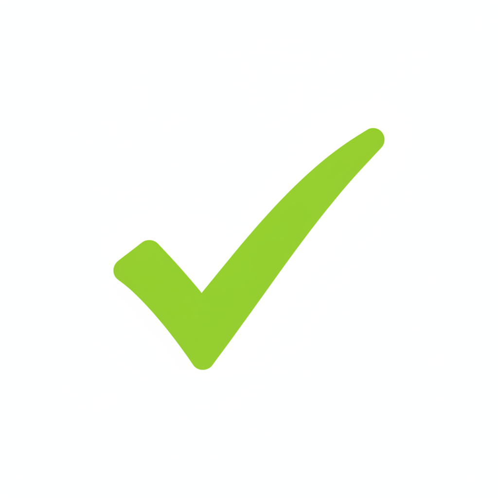 make a icon for a green check